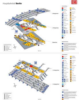 Berlin Hauptbahnhof plan