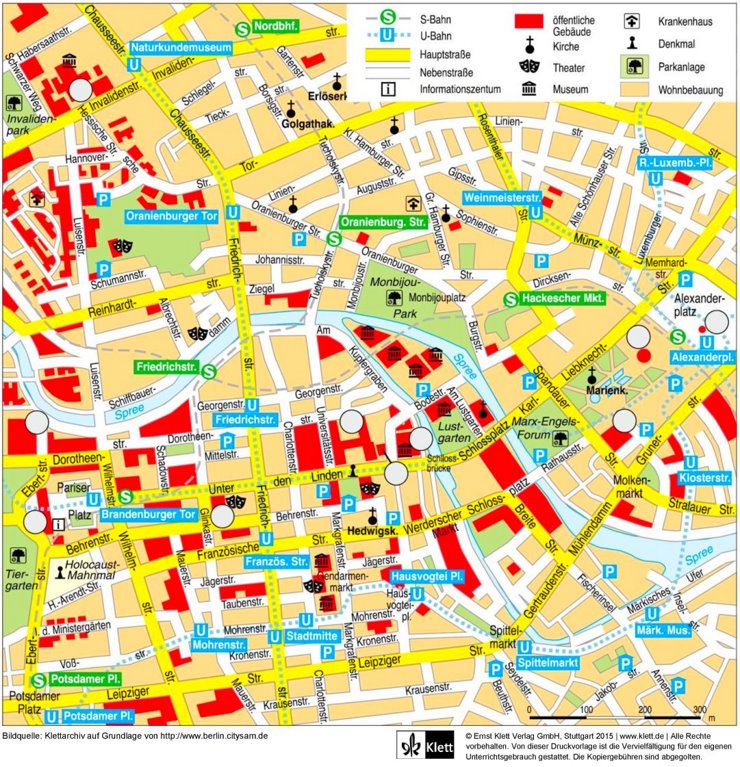 Berlin Innenstadtplan