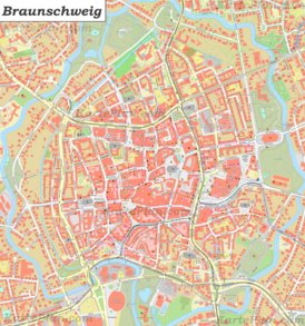 Karte von Braunschweig-Innenstadt