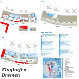 Flughafen Bremen Plan