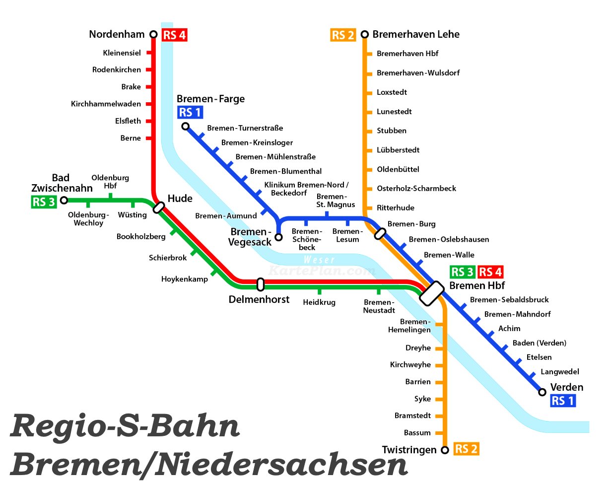 Bremen SBahn plan