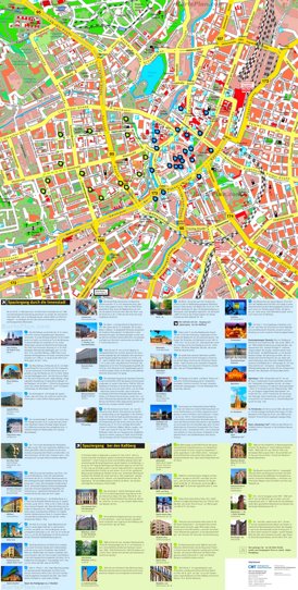 Stadtplan Chemnitz mit sehenswürdigkeiten