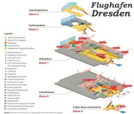 Flughafen Dresden Plan