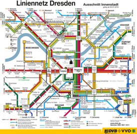 Dresden Straßenbahn plan