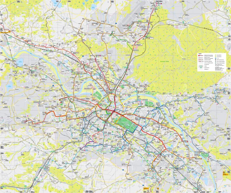 Linienplan Dresden