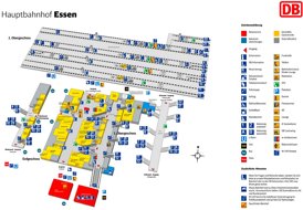 Essen Hauptbahnhof plan