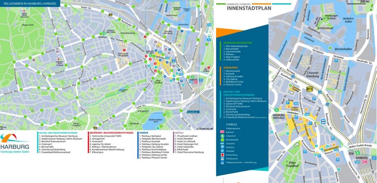 Stadtplan Hamburg-Harburg