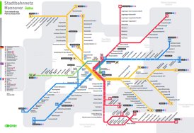 Hannover Straßenbahn plan