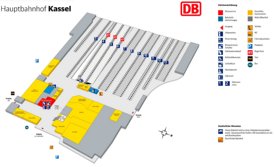 Kassel Hauptbahnhof plan