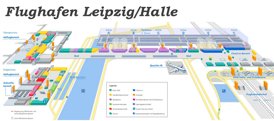 Flughafen Leipzig/Halle Plan