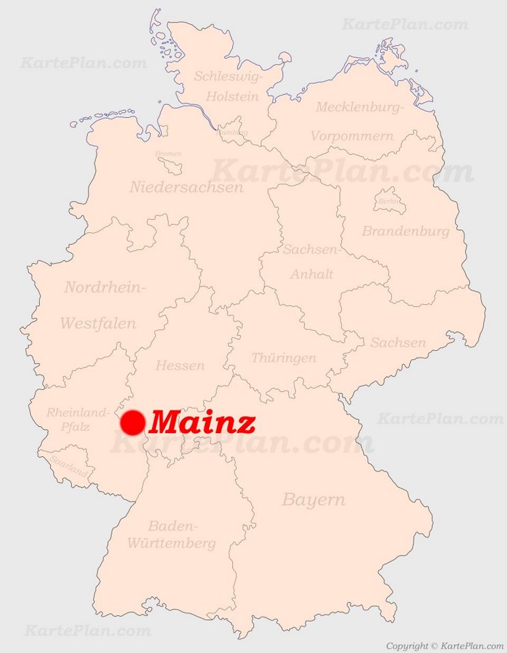 Mainz Karte Deutschland