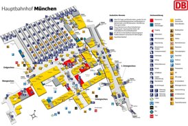 München Hauptbahnhof plan