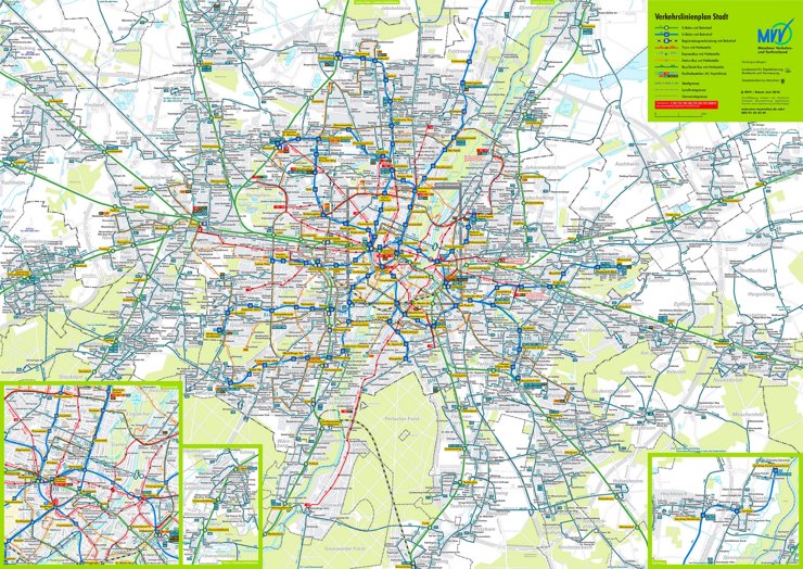 München Verkehrslinienplan