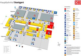 Stuttgart Hauptbahnhof plan