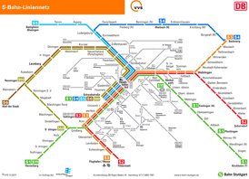 Stuttgart S-Bahn Plan