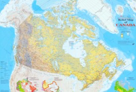 Straßenkarte Kanada