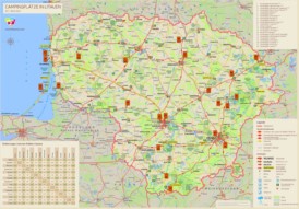 Landkarte litauen - Betrachten Sie dem Sieger der Redaktion