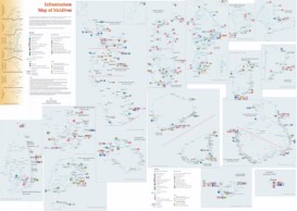 Große detaillierte karte von Malediven
