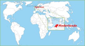 Niederlande auf der Weltkarte