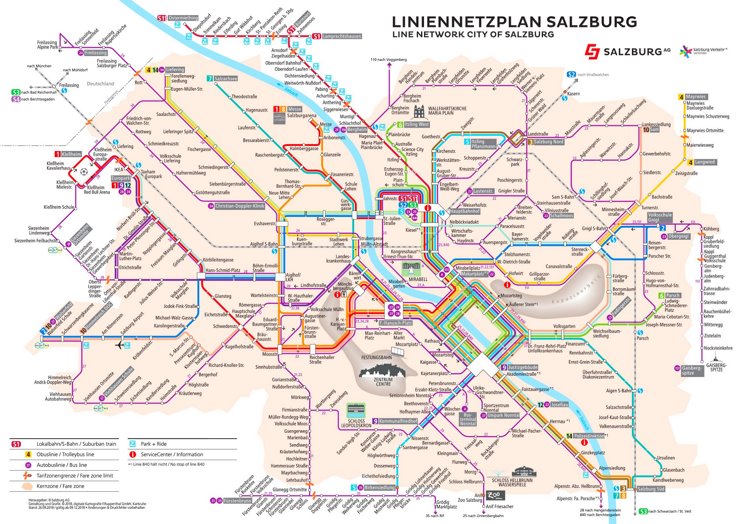 LinienNetzPlan Salzburg