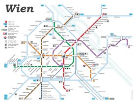 Wien S-Bahn und U-Bahn netzplan