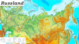 Große detaillierte karte von Russland