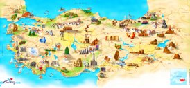 Türkei touristische karte