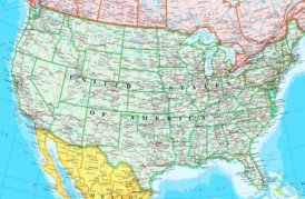 Große detaillierte karte von Vereinigte Staaten
