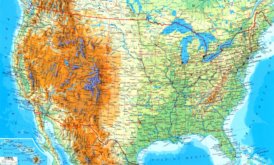 Große detaillierte karte von Vereinigte Staaten mit städten